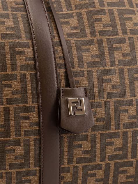 fendi duffle bag mens|fendi luggage tag.